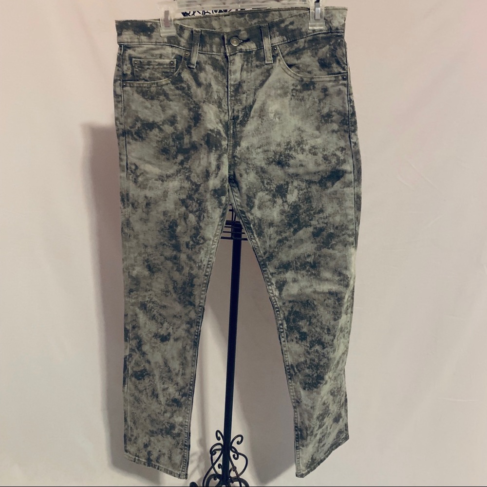 Levi’s 511 acid wash jeans